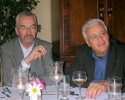 Luc Luyckx and Jose Salinas at dinner.JPG